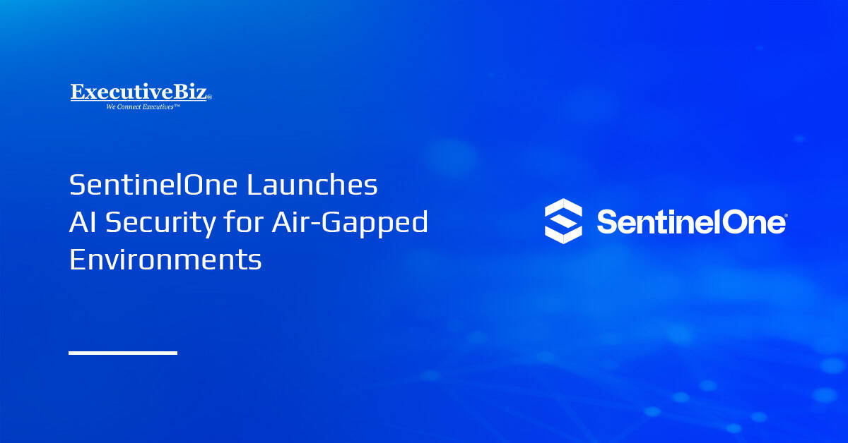 SentinelOne logo. SentinelOne introduced autonomous AI security for on-premises and air-gapped environments.
