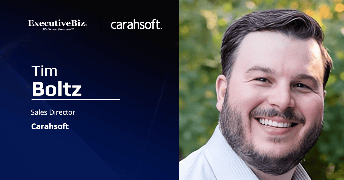 Tim Boltz. Carahsoft’s Tim Boltz highlighted major healthcare technology trends for 2026.