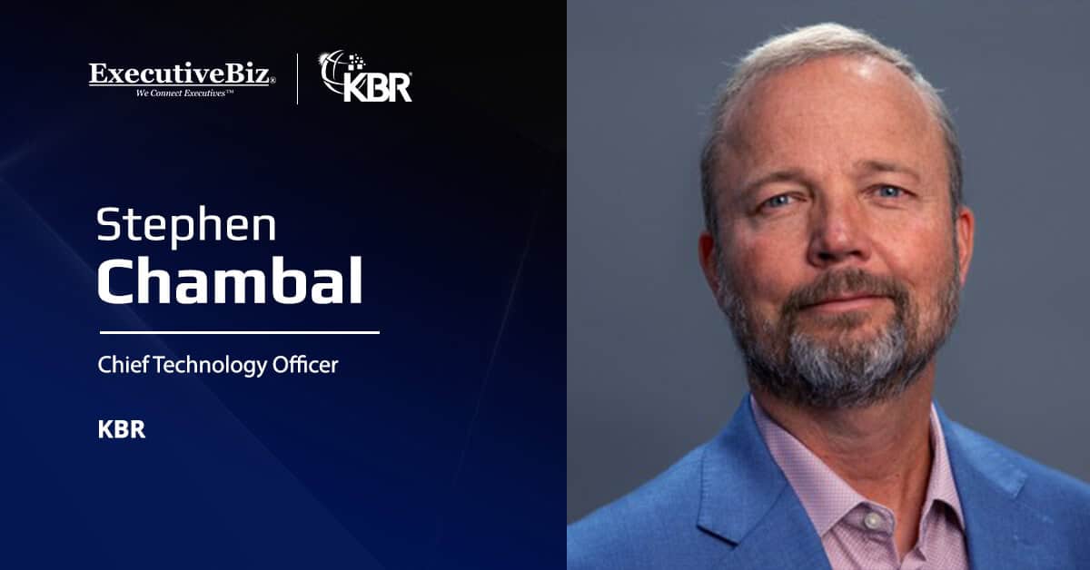 KBR CTO Stephen Chambal. KBR and Amazon Web Services has broadened its partnership to support space data processing.