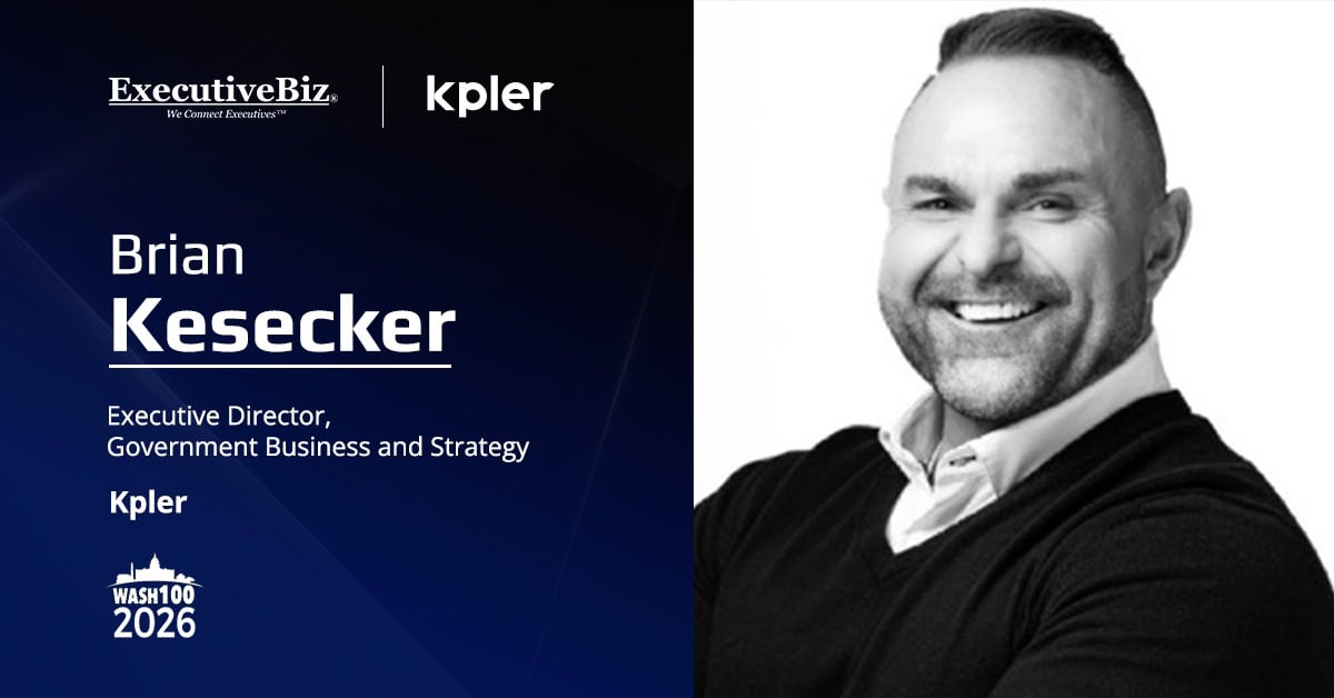 Brian Kesecker. Kpler’s executive director of U.S. government business and strategy announced the partnership with Esri.