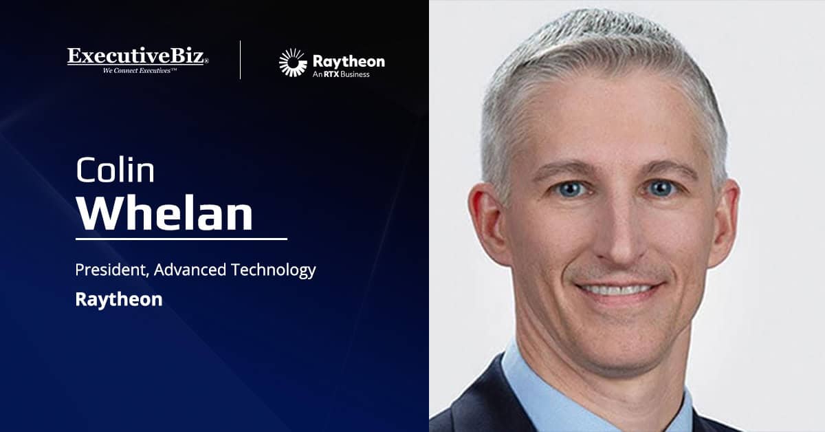 Raytheon's Colin Whelan. Raytheon has demonstrated its mid-wave infrared camera designed for tracking high-speed threats.