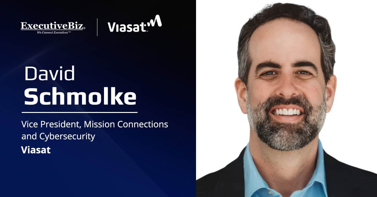 David Schmolke, vice president of mission connections and cybersecurity at Viasat. Schmolke commented about Viasat's TMF.