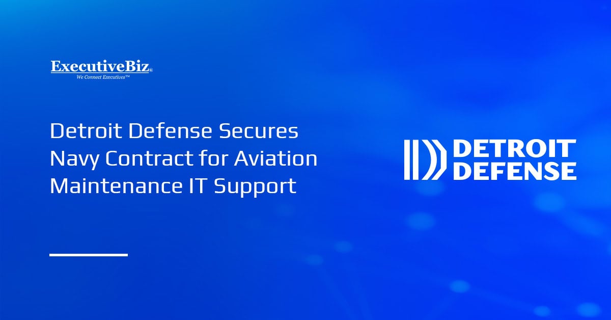 Detroit Defense logo. Detroit Defense secured a Navy contract to provide sustainment support for the SPECS 2.5 IT system.