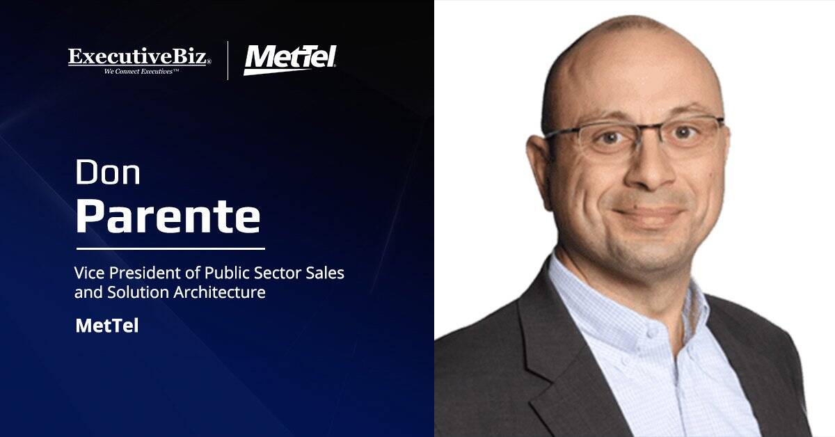 Don Parente. MetTel's Don Parente highlighted how digital modernization can help agencies reduce utility waste.