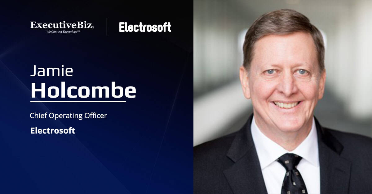 Jamie Holcombe. Former USPTO CIO Jamie Holcombe joined Electrosoft as COO.