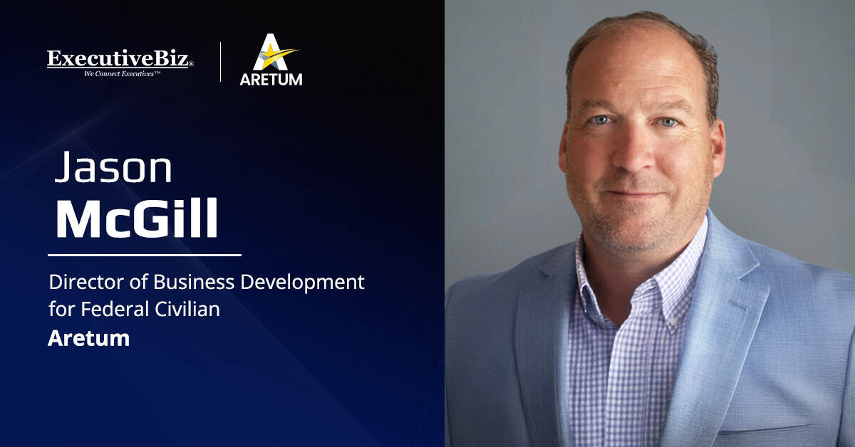 Aretum's Jason McGill. Aretum has appointed Jason McGill as director of business development for the federal civilian sector.