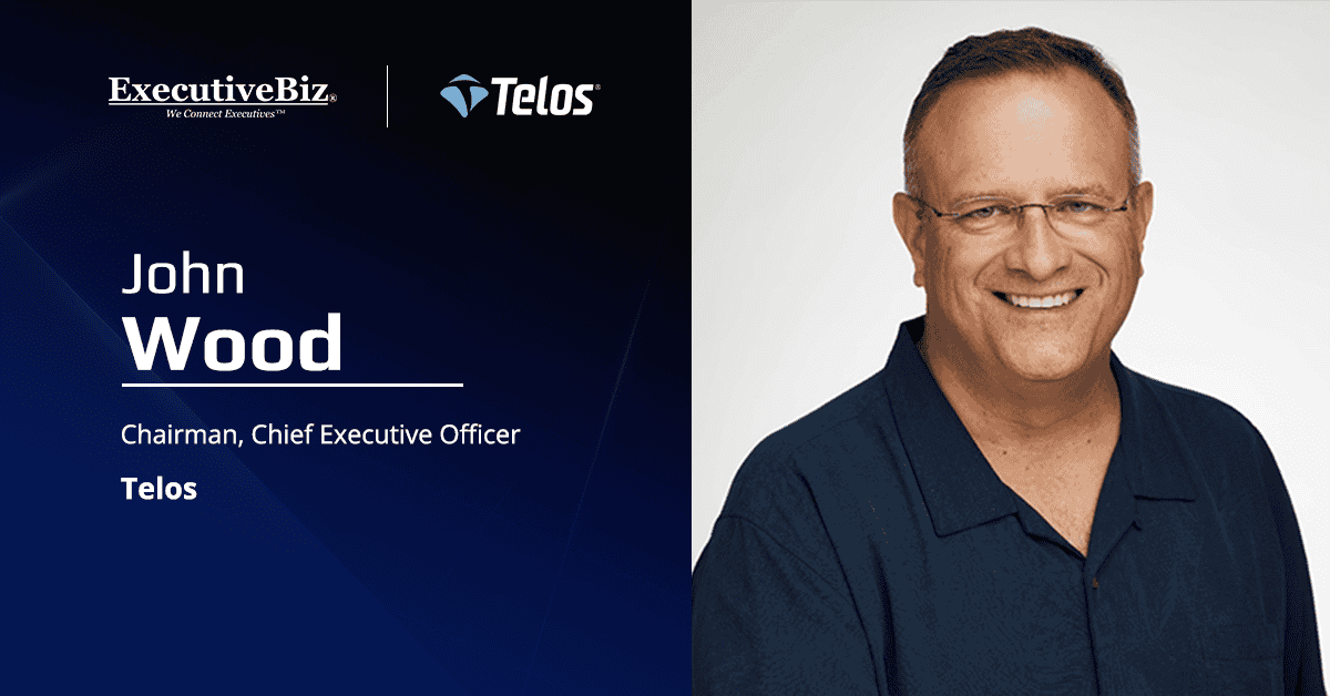 John Wood, chairman and CEO of Telos. Wood said the achievement demonstrates compliance with government cyber requirements