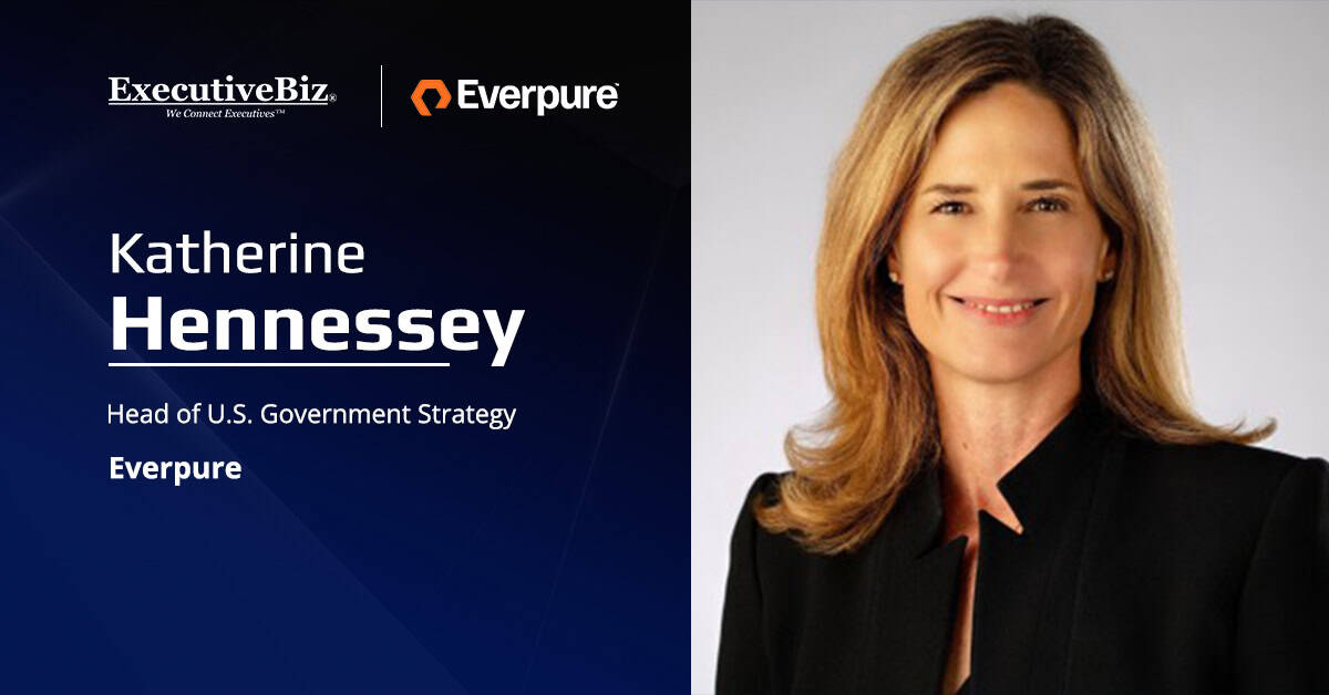 Katherine Hennessey. Everpure has appointed Katherine Hennessey as head of U.S. government strategy.