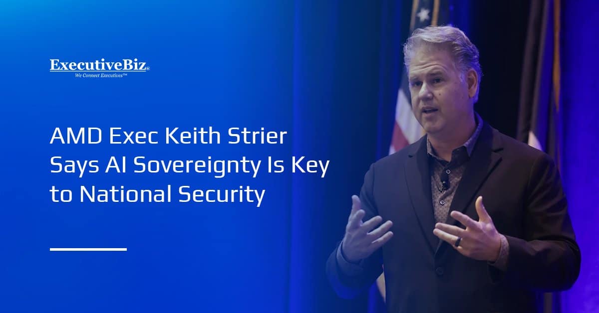 Keith Strier. AMD SVP of Global AI Markets calls for greater silicon diversity to ensure resilient AI ecosystems.