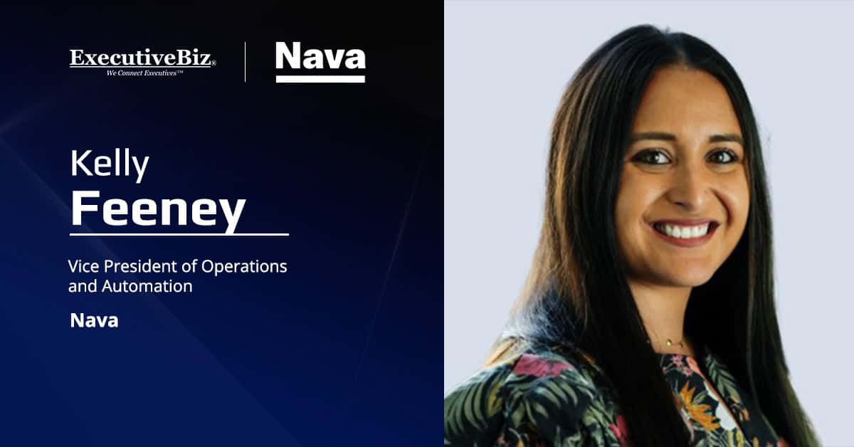 Nava VP Kelly Feeney. Nava has appointed Kelly Feeney as vice president of operations and automation.