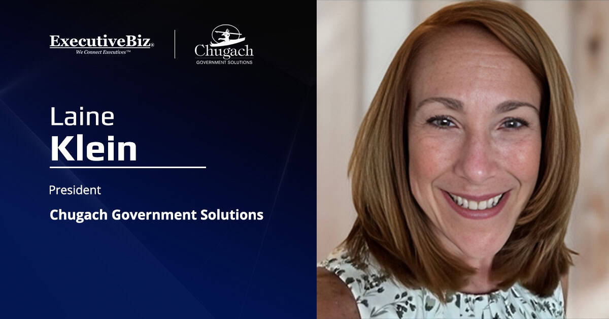 Laine Klein, president of Chugach Government Solutions. Klein commented about CGS' CMMC Level 2 certification