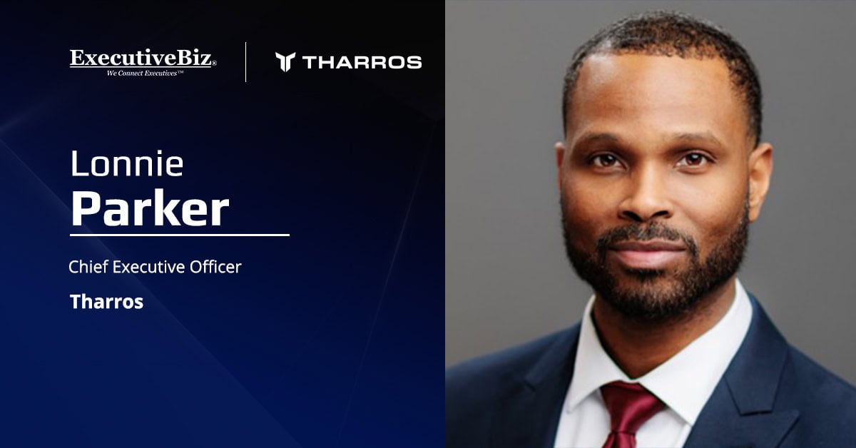 Lonnie Parker, CEO of Tharros. Parker said Tharros' new Navy contract marks a milestone for its expanding impact in defense