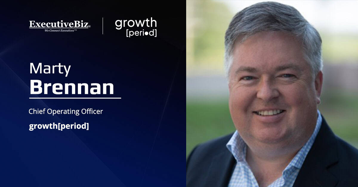 Marty Brennan. The technology consulting executive has joined advisory firm growth[period] as COO.