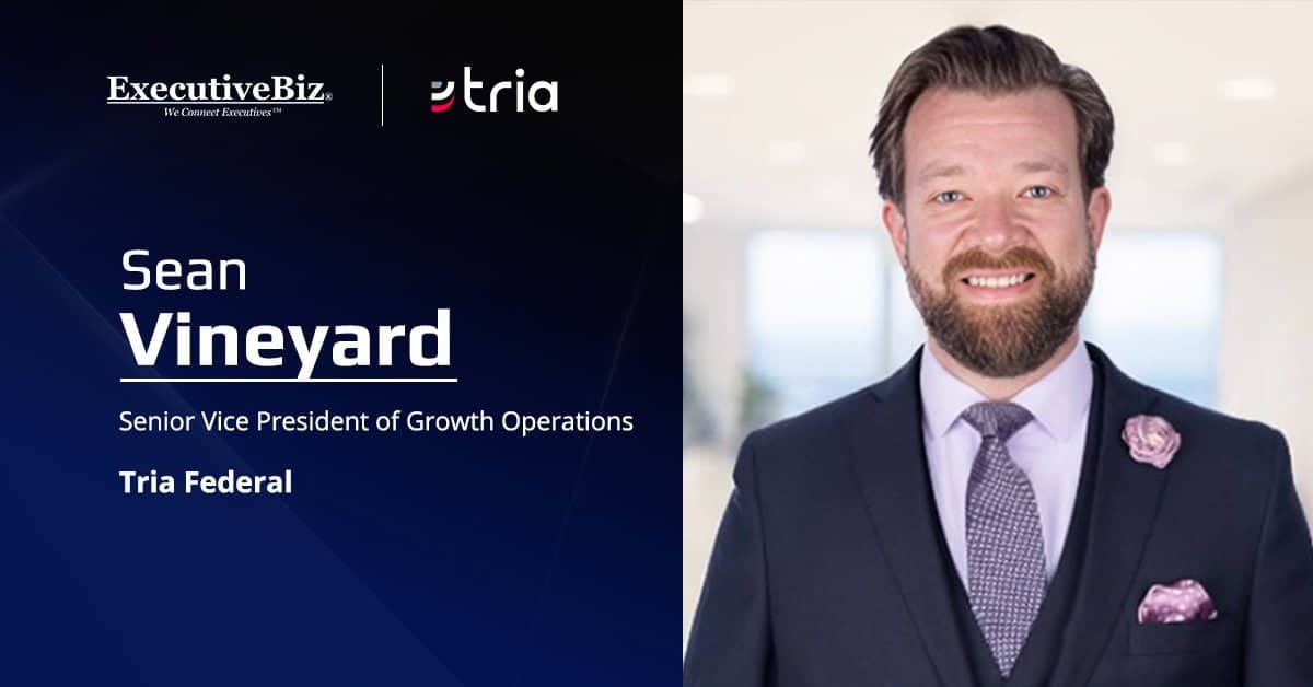 Sean Vineyard. The Tria Federal SVP for growth operations sat down for a Spotlight interview to talk AI and contracting.