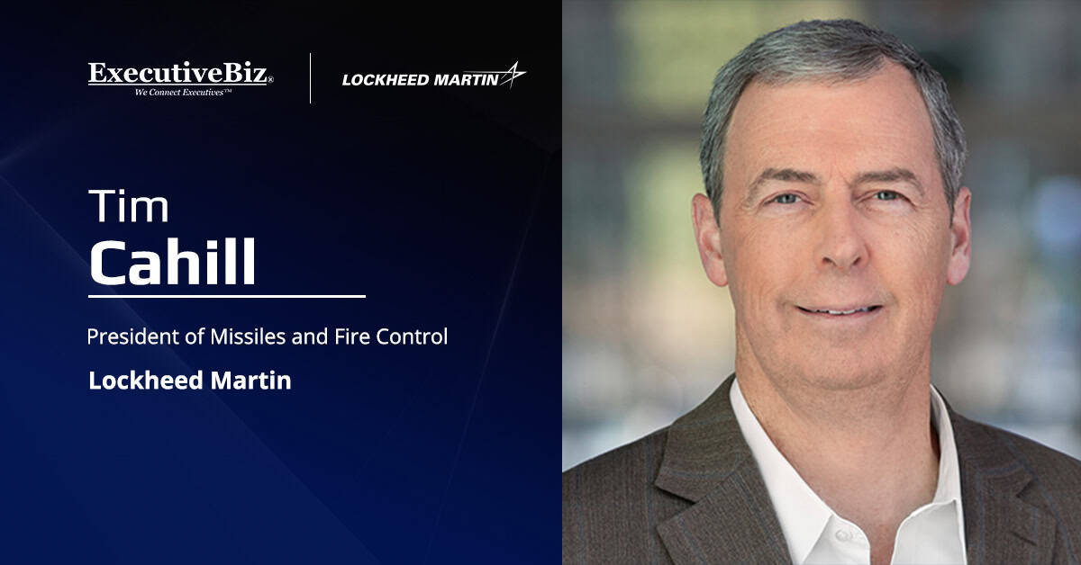 Lockheed Martin's Tim Cahill. Lockheed Martin has secured a contract to accelerate the production of PAC-3 MSE interceptors.