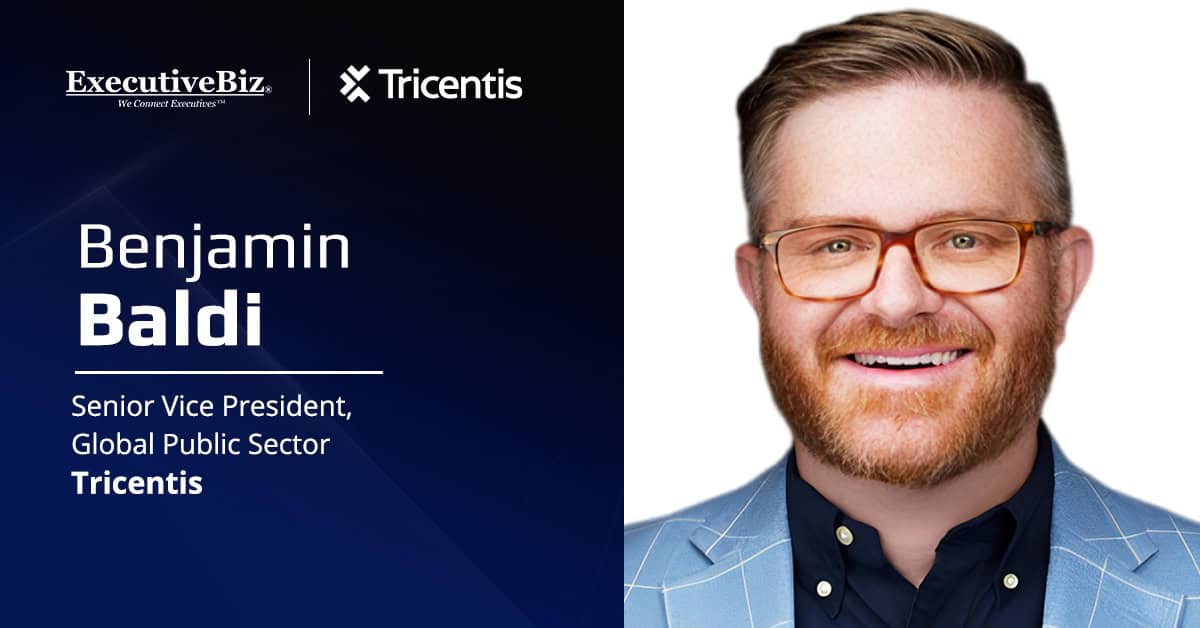 Benjamin Baldi, Tricentis' global public sector SVP. Baldi wrote about AI-powered automated software testing