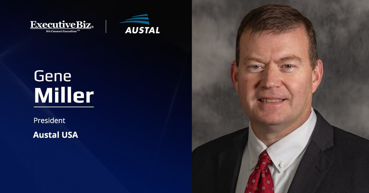 Austal USA President Gene Miller. Gene Miller has been named president of Austal USA after serving in interim role.