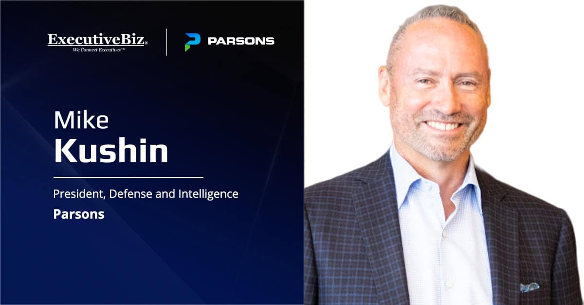 Mike Kushin. The president of defense and intel at Parsons commented on the partnership with EVERYWHERE Communications.
