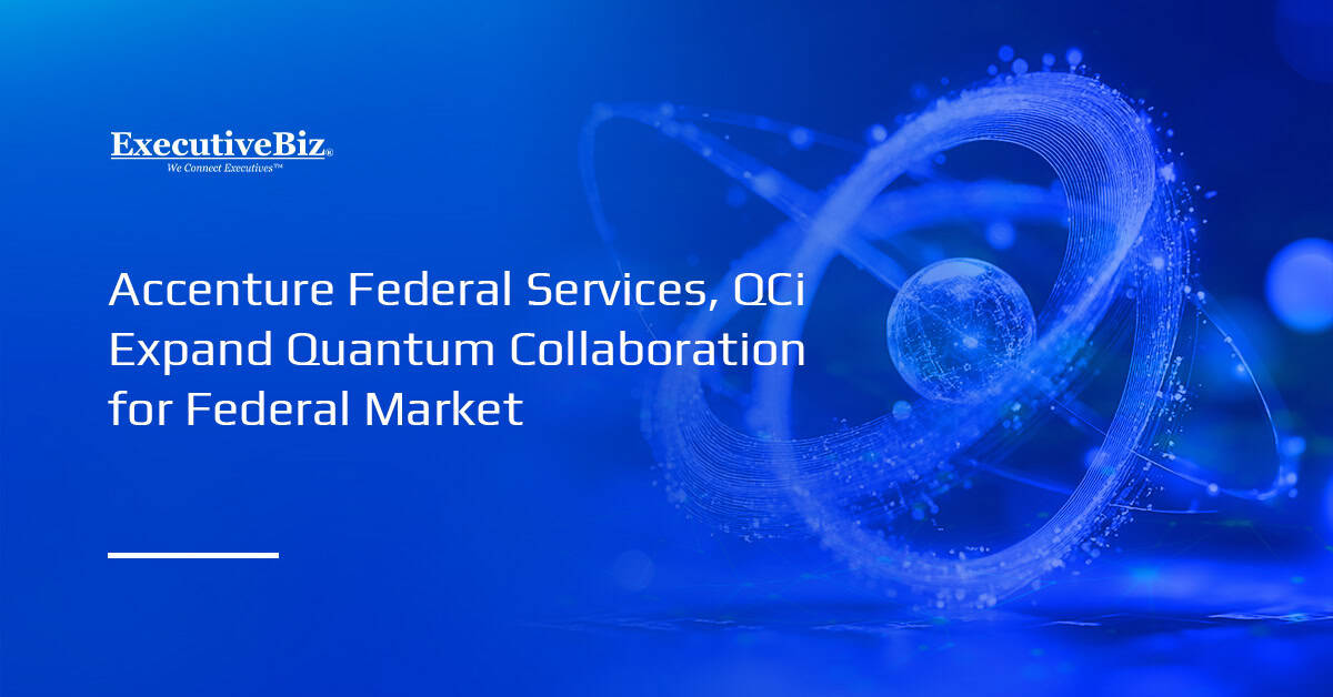 Quantum computing. Accenture Federal Services and QCi have expanded their quantum partnership in support of federal clients.