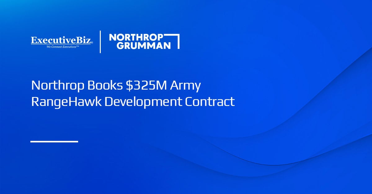 Northrop Grumman logo. Northrop has secured a $325.5 million contract from the U.S. Army for RangeHawk prototype development.