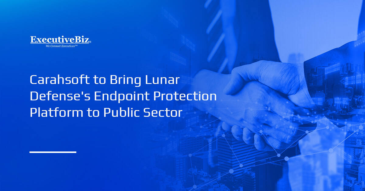 Carahsoft to Bring Lunar Defense’s Endpoint Protection Platform to Public Sector Partnership. Carahsoft and Lunar Defense have partnered to bring AI-native endpoint protection tech to public sector clients.