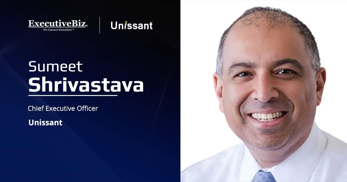 Sumeet Shrivastava, CEO of Unissant. Shrivastava commented about Unissant's CMMC Level 2 certification