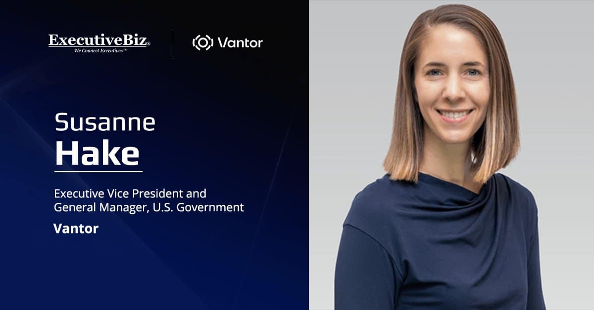 Susanne Hake. Vantor's EVP and GM of U.S. government commented on the GEGD Pro GEOINT platform in support of NGA contract.