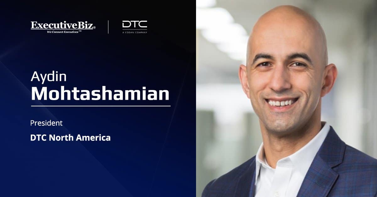 Aydin Mohtashamian. The DTC North America president discussed its U.S. Army contract to deliver advanced communications.
