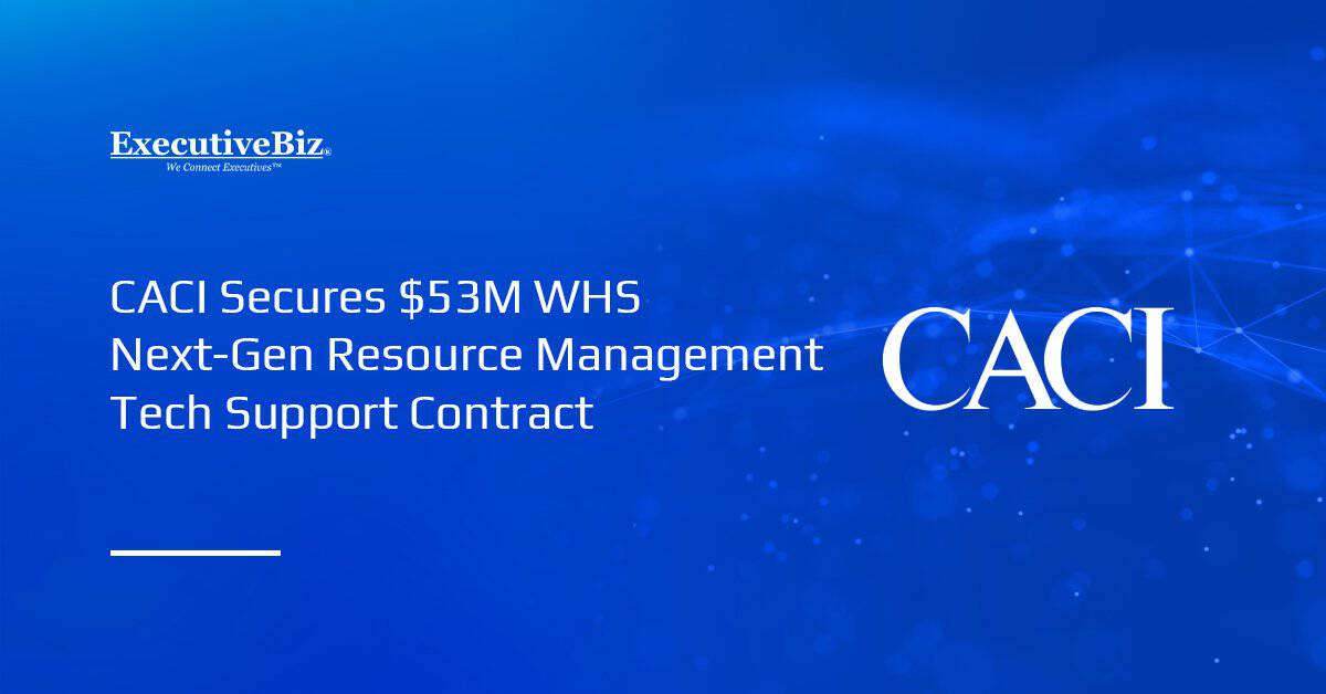 CACI Secures $53M WHS Next-Gen Resource Management Tech Support Contract CACI International logo. CACI has received a $53 million WHS contract to support the DOW’s NGRMS.