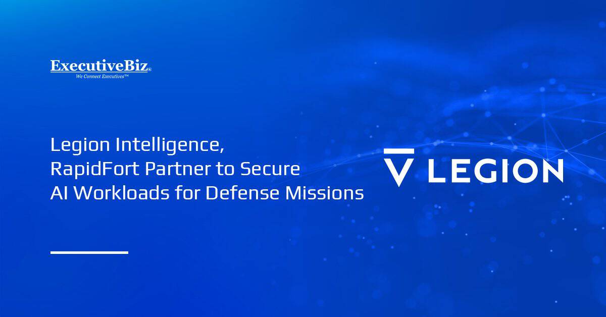 Legion logo. Legion has partnered with RapidFort to bolster the cybersecurity foundation for AI workloads.