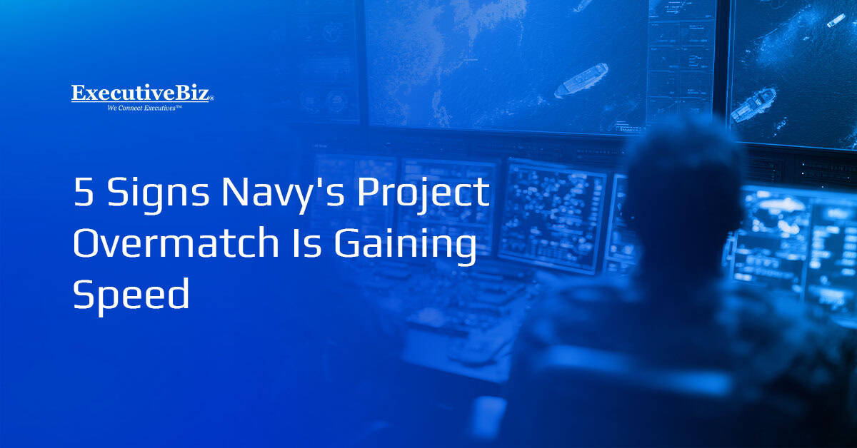 5 Key Navy Project Overmatch Updates Project Overmatch. This essential Navy C3 program is the service's contribution to the Pentagon's CJADC2 effort.