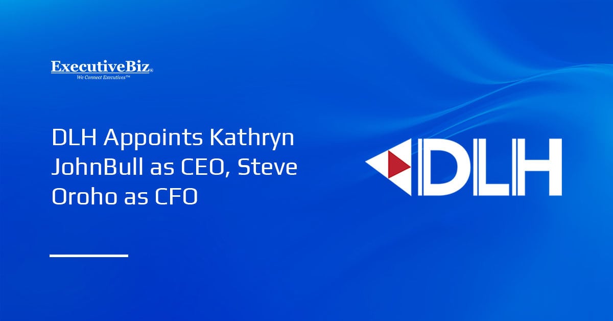 DLH Appoints Kathryn JohnBull as CEO, Steve Oroho as CFO DLH logo. DLH has appointed CFO Kathryn JohnBull as chief executive and promoted Steve Oroho, finance SVP, to CFO.