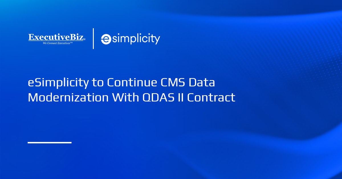 eSimplicity to Continue CMS Data Modernization With QDAS II Contract eSimplicity logo. The Centers for Medicare & Medicaid Services has awarded eSimplicity the QDAS II contract.
