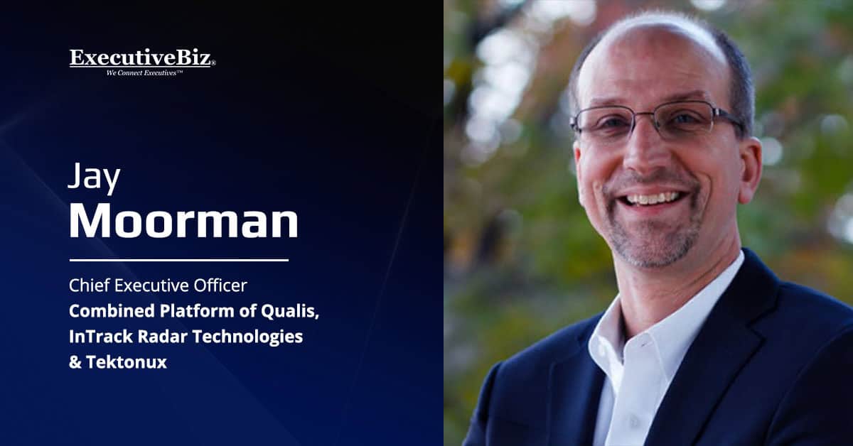 Jay Moorman. The former CTI chief has been named CEO of the combined platform of Qualis, InTrack Radar and Tektonux.