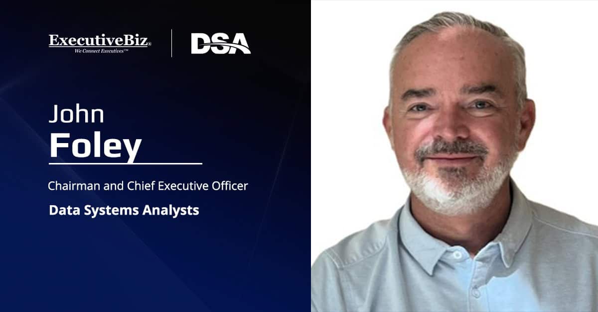John Foley. The DSA chairman and CEO commented on the GSA task order to provide IT support for the NRC ERDS platform.