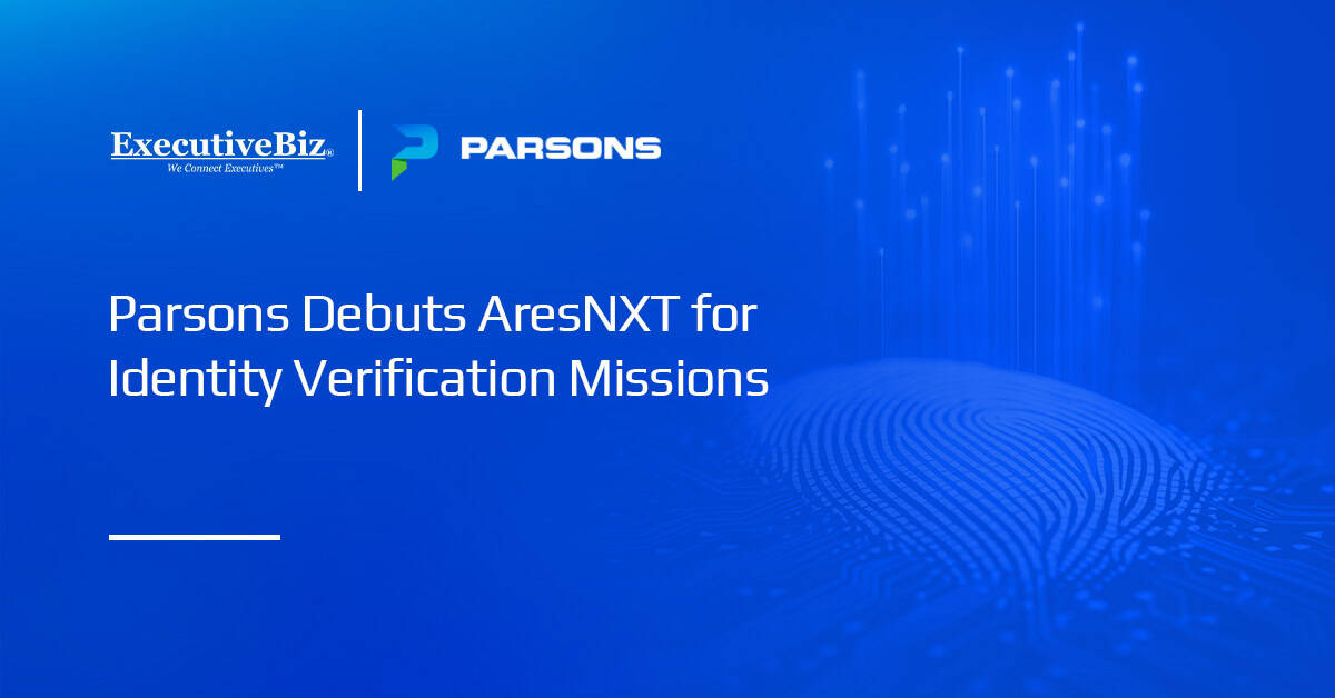 Parsons logo. Parsons has launched AresNXT, a cross-platform biometrics system for identity verification.