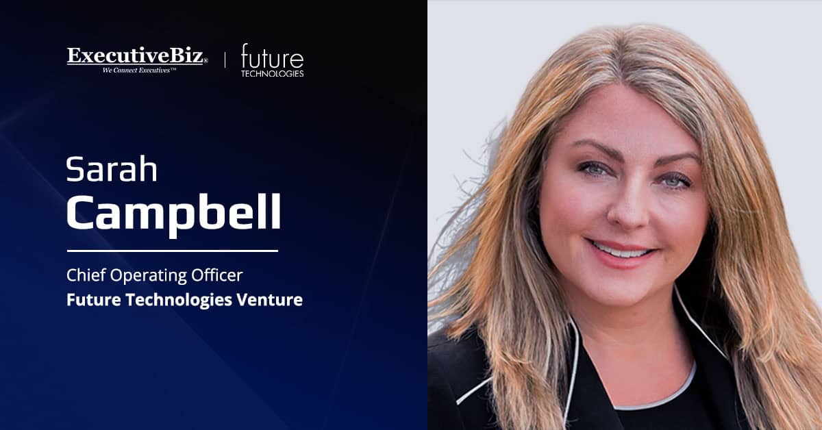 Future Technologies COO Sarah Campbell on Information Advantage, 5G & the Future of Defense Innovation Sarah Campbell.