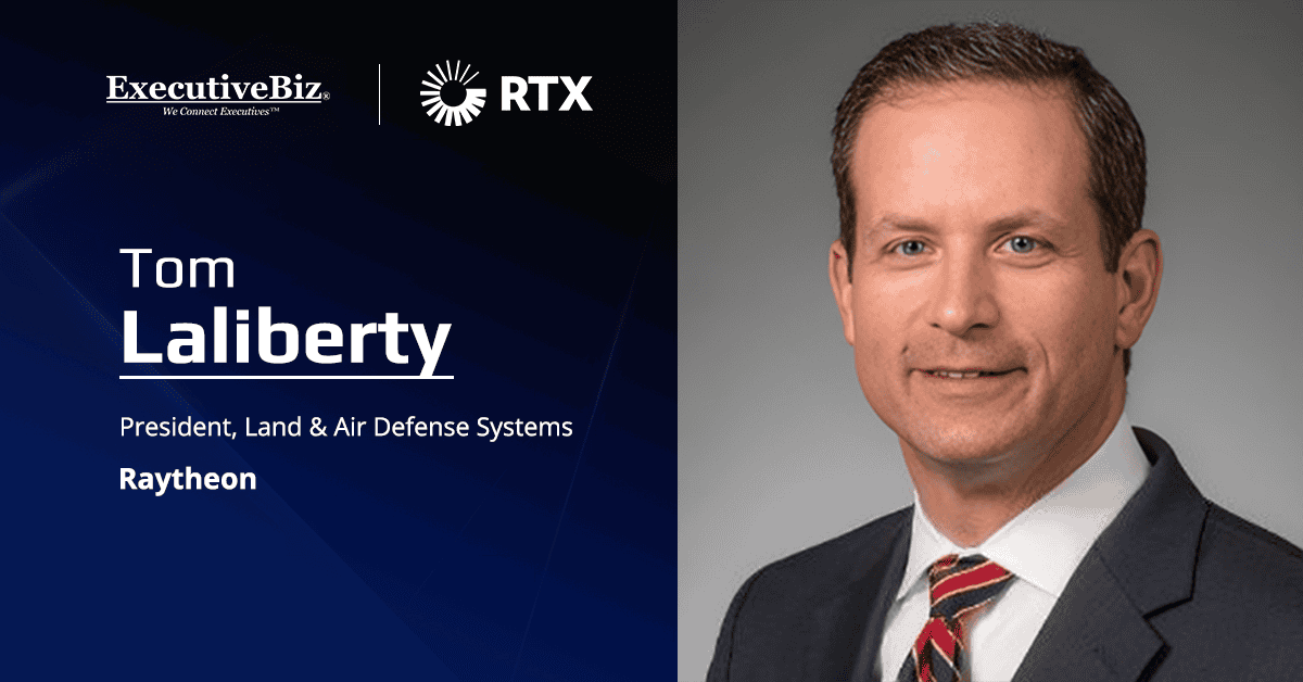 Tom Laliberty. The Raytheon executive discussed the demonstration of the Next Generation Short Range Interceptor system.