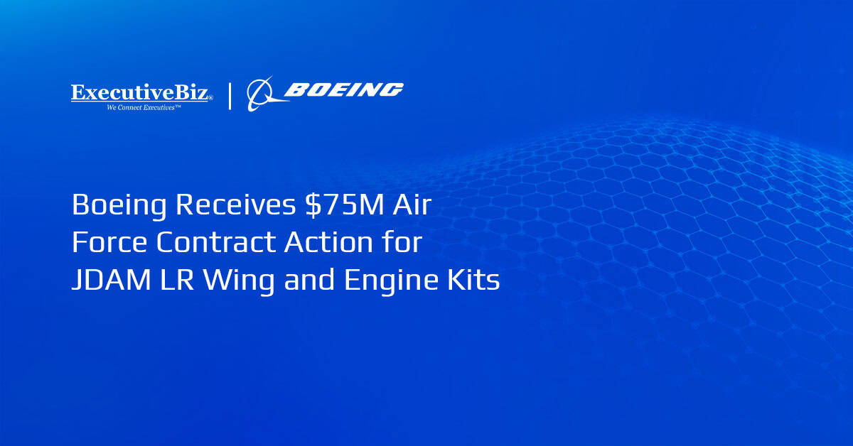 Boeing. The company has received a $75M order from the U.S. Air Force for its BSU-111/B payload delivery unit.