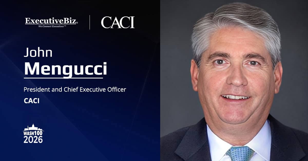 John Mengucci. The CACI CEO commented on the company's role as an Oracle partner in OPM's modernization initiative.