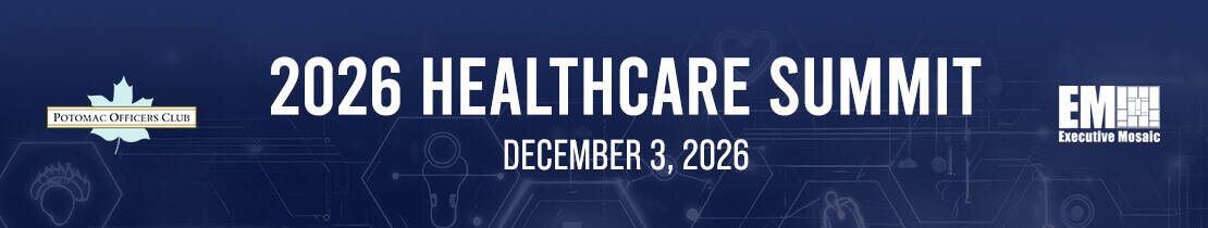 2026-healthcare-summit-ad-matthew-memoli-nih-keynote-announcement 2026 Healthcare Summit banner ad. The Dec. 3 GovCon event will feature NIH second-in-command Matthew Memoli as a keynote speaker.