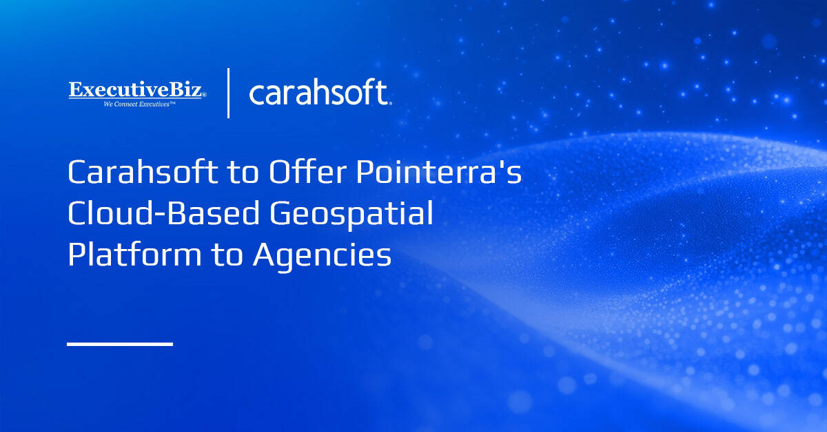 Carahsoft to Offer Pointerra’s Cloud-Based Geospatial Platform to Agencies Carahsoft to Offer Pointerra’s Cloud-Based Geospatial Platform to Agencies