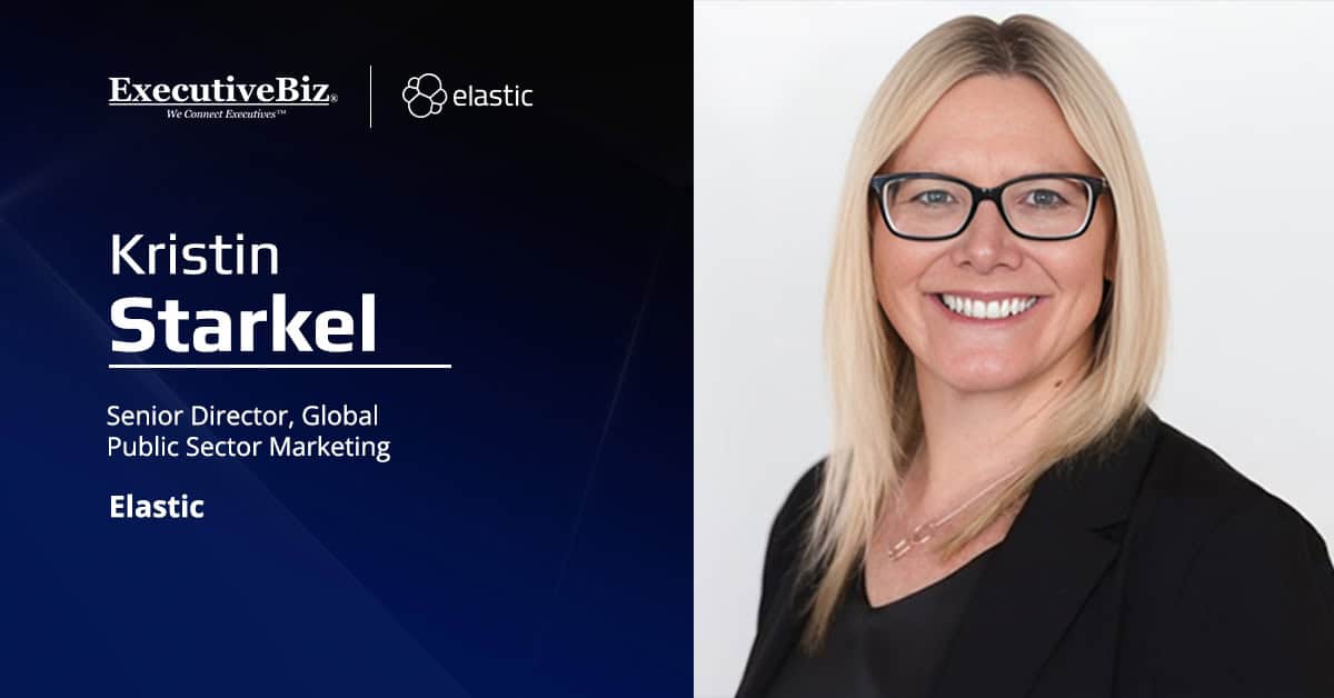 Elastic Names Kristin Starkel Global Public Sector Marketing Senior Director Elastic Names Kristin Starkel Global Public Sector Marketing Senior Director