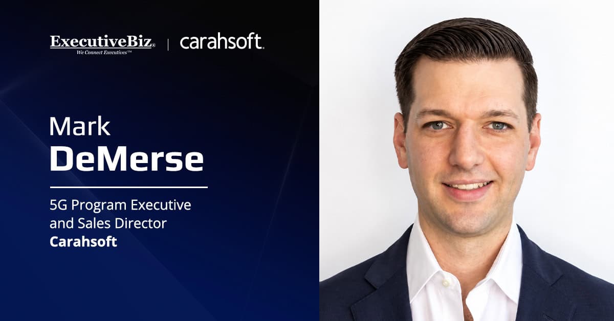 Carahsoft’s Mark DeMerse Discusses Closing Government Connectivity Gaps With 5G & FutureG Carahsoft’s Mark DeMerse Discusses Closing Government Connectivity Gaps With 5G & FutureG